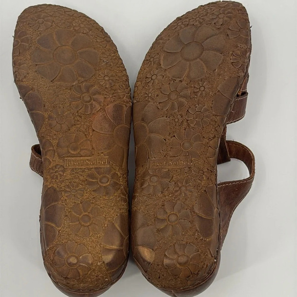 Josef Seibel Rosalie 29 Closed Toe Sandals in Brandy - Size 6-6 1/2 (37) - Picture 9 of 9